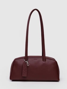 BAGGU Recycled Leather Bowler Bag